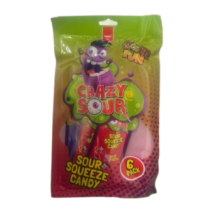 Crazy Sour Saure Squeeze Candys Jelly