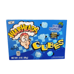 Saure Gummiwürfel Warheads Cubes Blue Raspberry 12x85g – Blaubeer-Geschmack