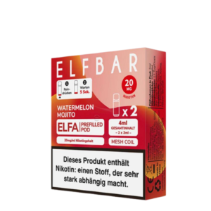 Elfbar Pods Watermelon Mojito – 10x 2x2ml Pods