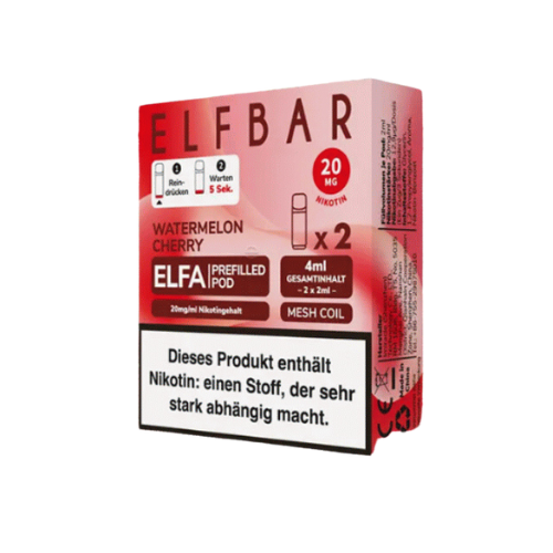 Elfbar Pods Watermelon Cherry – 10x 2x2ml Pods
