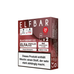 Elfbar Pods Blackberry ICE – 10x 2x2ml Pods