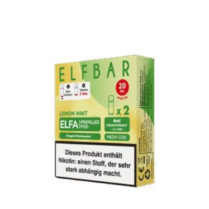 Elfbar Pods Lemon Mint – 10x 2x2ml Pods
