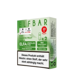 Elfbar Pods Kiwi Passion Fruit Guava – 10x 2x2ml Pods