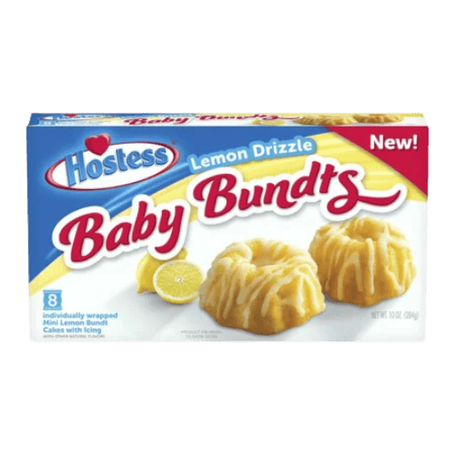 Hostess Baby Bundts Lemon saftiger Zitronenkuchen mit Glasur