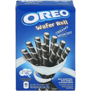 Oreo Wafer Roll Vanille 20x45g – Knusprige Waffelrollen mit Vanillecremefüllung