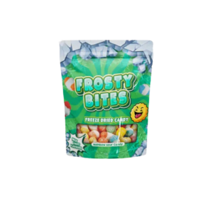 frosty bites rainbow sour candy kaubonbon bunt sauer 24x50g