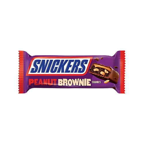 Snickers Peanut Brownie 15x45g – Schokoladenriegel mit Erdnüssen