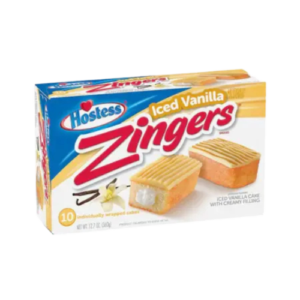 Hostess Zingers Vanilla 380g – Saftige Vanille-Kuchenschnitten mit cremiger Füllung