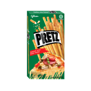 PRETZ Cheese Pizza Flavor 36x65g – Kekssticks mit herzhaftem Pizza-Geschmack