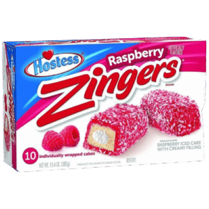 Hostess Zingers Raspberry 380g – Weiche Kuchenschnitten mit Himbeercreme und Glasur