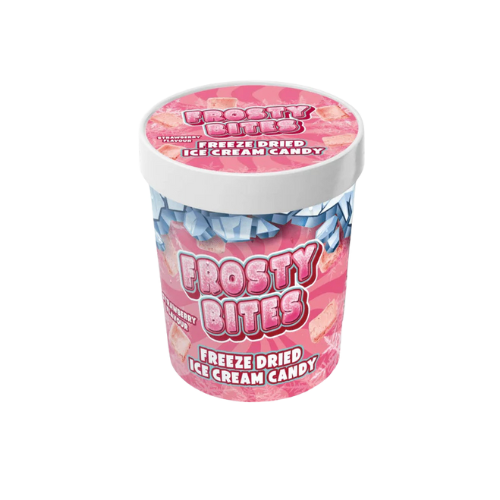 frosty bites ice cream strawberry mini eis cremig 24x40g