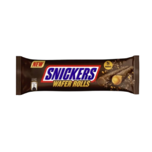 snickers wafer roll knusprig schokolade erdnüsse karamell 12x24g