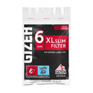 gizeh black xl slim filter 6mm rauchgenuss