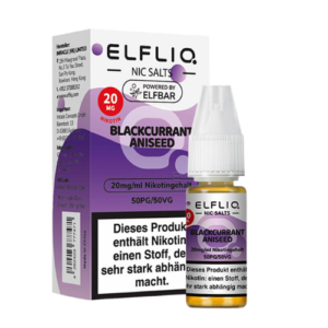 ELFBAR ELFLIQ Blackcurrant Aniseed 10x10ml – E-Liquid mit Schwarzer Johannisbeere & Anis