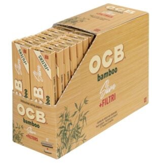OCB Bamboo Slim Filter – Umweltfreundliche Zigarettenblättchen mit Filtern