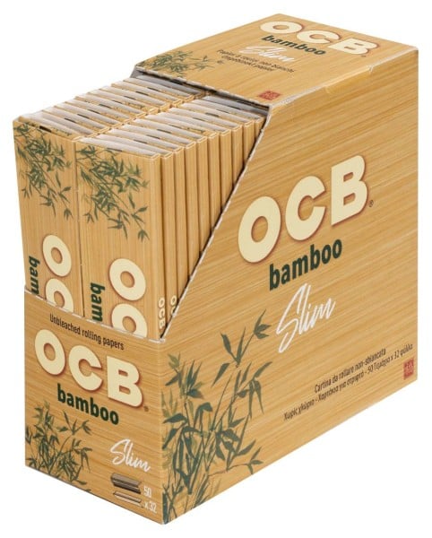 OCB Bamboo Slim 50x32 Blatt – Umweltfreundliche Zigarettenblättchen aus Bambus