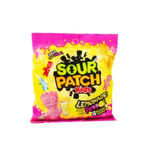 Sour Patch Kids Lemonade Bag 12x102g – Süß-saure Fruchtgummis mit Limonaden-Geschmack