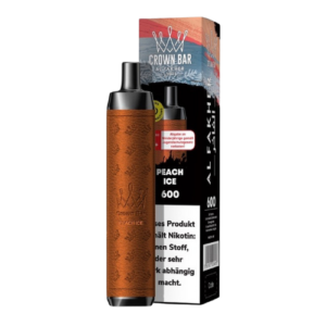 Al Fakher Vape Peach Ice 10x600er – Saftiger Pfirsich mit erfrischendem Ice-Kick