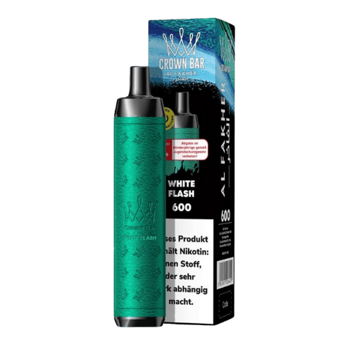 Al Fakher Vape White Flash 10x600er – intensiver Geschmack für bis zu 600 Züge.