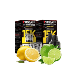 MegaBar Lemon Lime GT15000 5x12ml – Zitrus-Vape mit Zitrone & Limette für bis zu 15.000 Züge