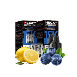 MegaBar Blue Razz Lemonade GT15000 5x12ml – Fruchtiger Vape mit blauer Himbeere & Zitronenlimo