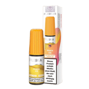 Flerbar Liquid Peach Ice 10x10ml – Pfirsich-Nikotinsalz-Liquid mit Ice-Note