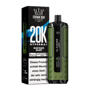 AL FAKHER Blue Razz Blast 5x20K – Vape mit intensiver Blue Raspberry Note für bis zu 20.000 Züge
