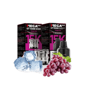 MegaBar Grape Ice GT15000 5x12ml – Trauben-Vape mit Ice-Note für bis zu 15.000 Züge