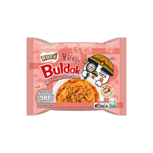Samyang Buldak Rose 5x140g – Cremig-scharfer Korean-Ramen mit Huhn und Rosé-Sauce
