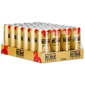 Hot Blood Energy Original 24x250ml – Klassischer Energy-Drink mit DPG