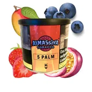 almassiva tobacco 5 palm shisha tabak exotisch