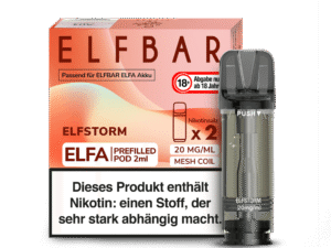 Elfbar Pods Elfstorm 10x 2x2ml – Intensives Aroma für ein einzigartiges Dampferlebnis