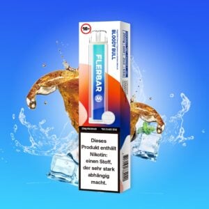 flerbar vapes 600er bloody bull energy drink fruchtig dampfen