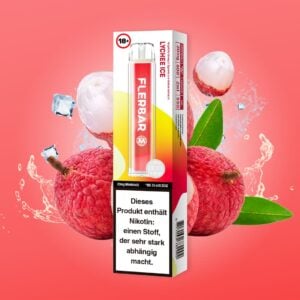 flerbar vapes 600er lychee ice litschi kühl erfrischend dampfen