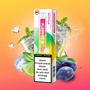 flerbar vapes 600er mojito plum pflaume mojito minze erfrischend dampfen