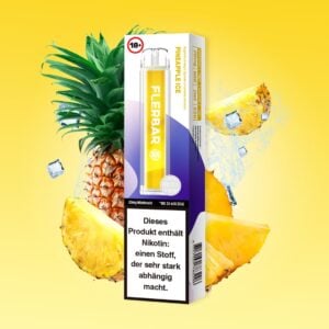 flerbar vapes 600er pineapple ice ananas kühl erfrischend dampfen