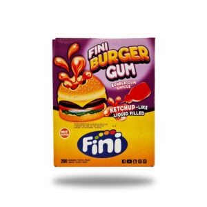 fini burger gum kaubonbons fruchtig burger form süß