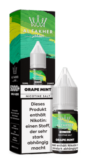 al fakher liquid grape mint traube minze dampfer liquid 10x10ml
