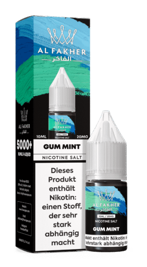 al fakher liquid gum mint kaugummi minze dampfer liquid 10x10ml