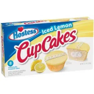 Hostess CupCakes Iced Lemon – Zitronenkuchen mit cremiger Füllung und süßem Guss