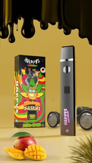 Happy's Amsterdam TAC Vape – Mango Safari Sativa-Hybrid - 1Stück