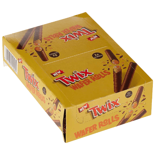 Twix Wafer Roll leckere Schokoladenumhüllte Karamell-Sticks