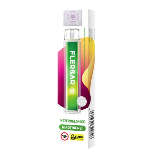 Flerbar Vapes Nikotinfrei 600er Watermelon Ice 10 Stück – Fruchtig-kühle Wassermelone ohne Nikotin
