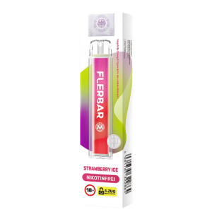 Flerbar Vapes Nikotinfrei 600er Strawberry Ice 10 Stück – Fruchtige Erdbeere mit Ice-Note