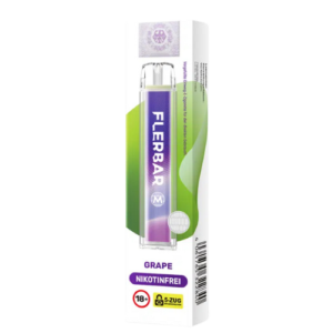 Flerbar Vapes Nikotinfrei 600er Grape 10 Stück – Vollmundiger Traubengeschmack ohne Nikotin