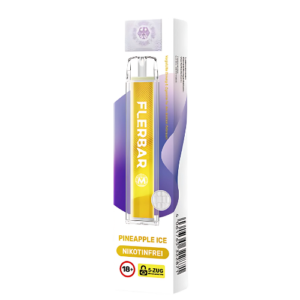 Flerbar Vapes Nikotinfrei 600er Pineapple Ice 10 Stück – Tropisch-frische Ananas mit Cooling-Effekt