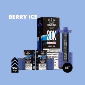 5x Al Fakher 30K Hypermax Akku + 2x5 Pods Berry Ice – Vape-Bundle mit Akku & Pods