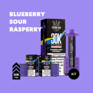 5x Al Fakher 30K Hypermax Akku + 2x5 Pods Blueberry Sour Raspberry – Vape-Bundle mit Akku & Pods