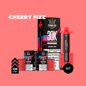 5x Al Fakher 30K Hypermax Akku + 2x5 Pods Cherry Fizz – Vape-Bundle mit Akku & Pods
