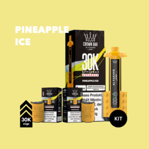 5x Al Fakher 30K Hypermax Akku + 2x5 Pods Pineapple Ice – Vape-Bundle mit Akku & Pods